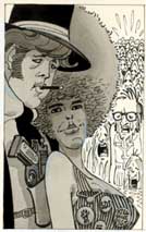 Harvey Kurtzman Original Art: The Cop and The Radical
