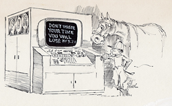 Will Eisner Original Art: Computers as Predictors