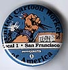 Button 136: United Cartoon Workers Local 1: San Francisco
