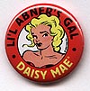 Button 237: Li'l Abner's Gal Daisy Mae (not May) Al Capp