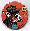 Button 085: Al E. Cat (# 8 in 11 of Crumb Series)