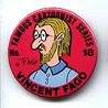 Button 018: Famous Cartoonist Vincent Fago (Checkered Pup)