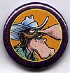 Button 204-A: Freak Brothers Munchie Bars [Purple Freewheelin' Frank variant]
