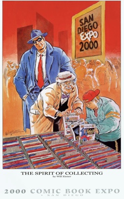 Will Eisner Official San Diego Comic Con Spirit Poster (2000)