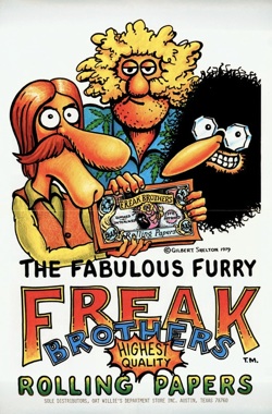 Freak Brothers Rolling Papers Poster (1979)