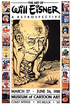 Art of Will Eisner: A Retrospective Poster S&N