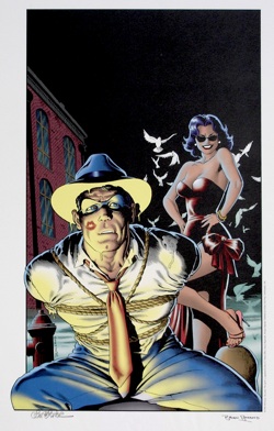 Will Eisner / Brian Bolland Print: Spirit New Adventures Cover # 3 - Signed
