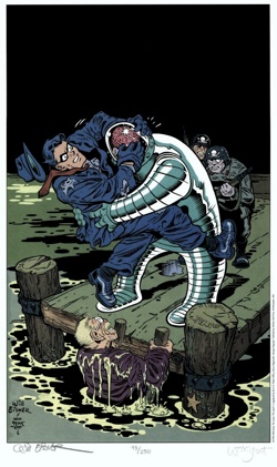 Will Eisner / Bill Stout Print: Spirit New Adventures Cover # 4 - Signed