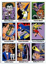 Batman Ultra RARE 9 Card Set Uncut Sheet (1991)