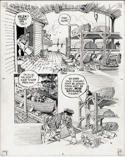 Will Eisner Original Art: TO THE HEART OF THE STORM, pg 24 (1991)