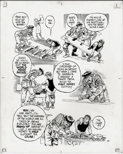 Will Eisner Original Art: TO THE HEART OF THE STORM, pg 25 (1991)