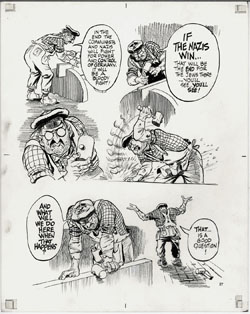 Will Eisner Original Art: TO THE HEART OF THE STORM, pg 27 (1991)
