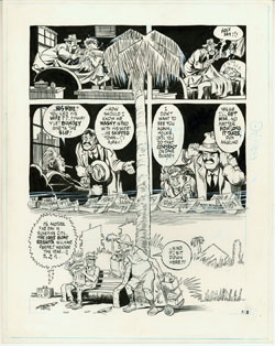 Will Eisner Original Art: The Long Hit, page 3 (1986)