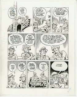Will Eisner Original Art: The Long Hit, page 4 (1986)