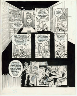 Will Eisner Original Art: The Long Hit, page 5 (1986)