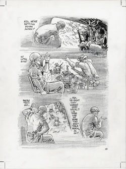 Will Eisner Original Art: Last Day in Vietnam (2000) pg 13