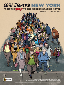 Will Eisner's NEW YORK MOCCA Poster