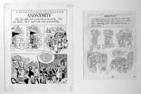 Will Eisner Art: City People Notebook "Anonymity" Lot of 2