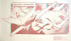 Xenozoic 3-D Poster by Mark Schultz