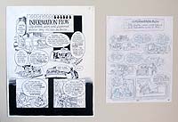 Will Eisner Art: City People Notebook "Information / Flow" Lot of 2