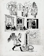 Will Eisner Art: The Building (1987) pg 31 Lot of 2