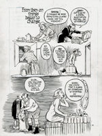 Will Eisner Art: The Building (1987) pg 33 Lot of 2