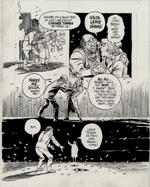 Will Eisner Art: The Building (1987) pg 37 Lot of 2