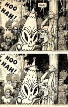 Elder & Kurtzman Original Art: Goodman Beaver  Tied to Stake