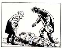 Will Eisner Original Art: Ten Minutes: The Movie # 9