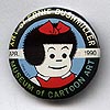 Button 134: Art of Ernie Bushmiller (NY Retrospective, Nancy pictured)