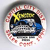 Button 135: Xenozoic Tales (Mark Schultz Cadillacs & Dinosaurs promo)