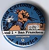 Button 136: United Cartoon Workers Local 1: San Francisco