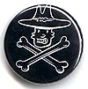 Button 184: Steven [Skull & Crossbones] by Doug Allen