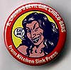 Button 189: R. Crumb's Devil Girl Choco-Bars