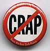 Button 197: NO CRAP! (Tim Eldred Grease Monkey promo)