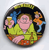 Button 064: Milwaukee Bar Fly by Denis Kitchen (1973)