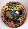 Button 080: Couch Potatoes by creator Bob Armstrong (1973)