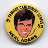 Button 053-A: Famous Cartoonist  Neal Adams (KSP #71) Batman, Green Arrow