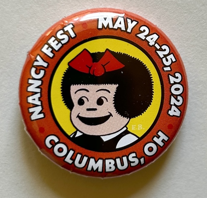Button 294:  Nancy Fest Souvenir Button (2024)