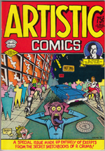 ARTISTIC COMICS by R. CRUMB. 1973. (1st printing)