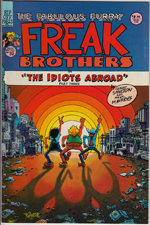 FABULOUS FURRY FREAK BROTHERS #10 in “Idiots Abroad” Part 3 (1987)