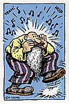 Mr. Natural Postcard NO. 155 by R. Crumb