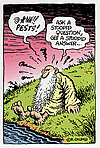 Mr. Natural Postcard NO. 169 by R. Crumb