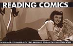 Reading Comics Vintage Photos Postcard Book by Denis Kitchen Publishing