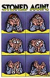 R. Crumb Postcard: Stoned Agin!