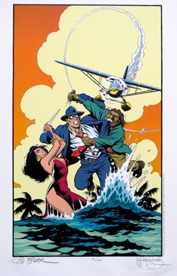 Will Eisner / Mark Schultz Print: Spirit New Adventures Cover # 2 - Signed