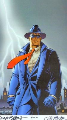 Dave Gibbons Poster: Will Eisner's "The Spirit" Signed