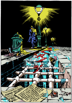 Will Eisner Serigraph "River of Crime" (2004) Mint