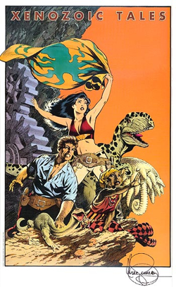 Mark Schultz Print: Xenozoic Tales # 14 "The New World" Signed