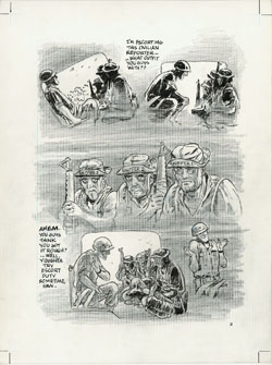 Will Eisner Original Art: Page 11 from Last Day in Vietnam (2000)
